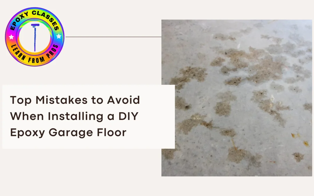 Top Mistakes to Avoid When Installing a DIY Epoxy Garage Floor